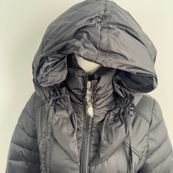 Betsey Johnson black parka - Picture 5 of 10